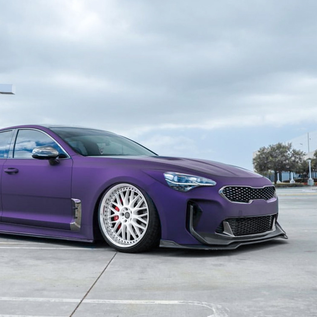Spilter per paraurti anteriore AMP-Z per Kia Stinger 2018+