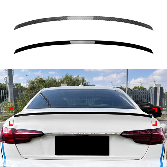 Amp-Z الخلفي جناح S Spoiler لـ Audi A4 B9 2017-2024