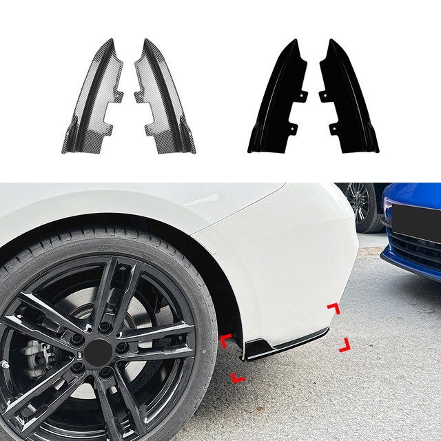amp-z side splitter sticker for BMW 2 Series F22 F23 M Sport 2014-2019