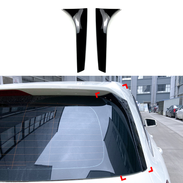 AMP-Z Aileron lat&eacute;ral de toit arri&egrave;re pour Mercedes Benz Classe B W246 2012-2018