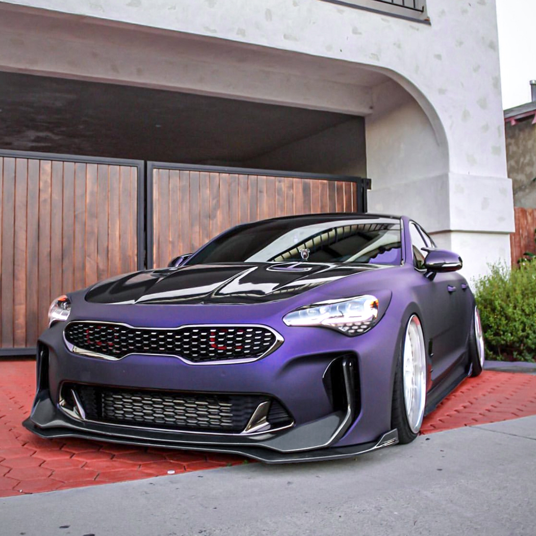 Spilter per paraurti anteriore AMP-Z per Kia Stinger 2018+