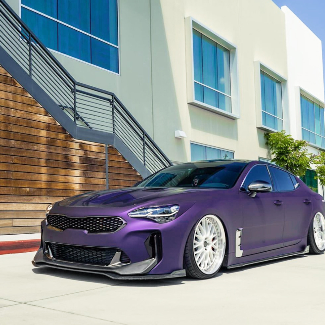 Spilter per paraurti anteriore AMP-Z per Kia Stinger 2018+