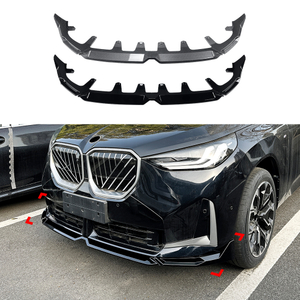 Deflector de labios de parachoques delantero AMP-Z para BMW X3 G45 M Sport 2025+