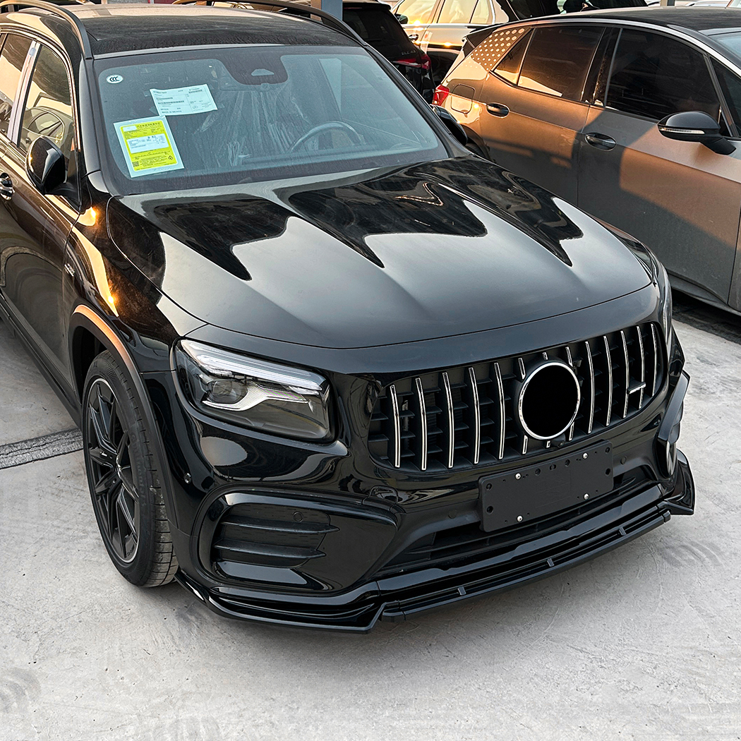 Mercedes Benz GLB Sınıfı X247 Facelift AMG Line 2024+ i&ccedil;in AMP-Z &Ouml;n Tampon Dudak Spiltter'ı