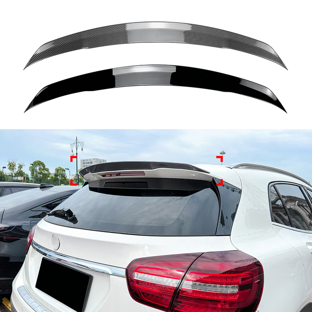 Amp-Z الخلفي سقف جناح المفسد لمرسيدس بنز GLA Class X156 2014-2019