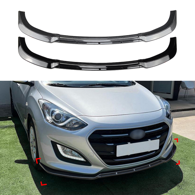 amp-z الأمامي الشفاه الشفاه spiltter لـ Hyundai I30N MK2 MK2. 5 2012-2017