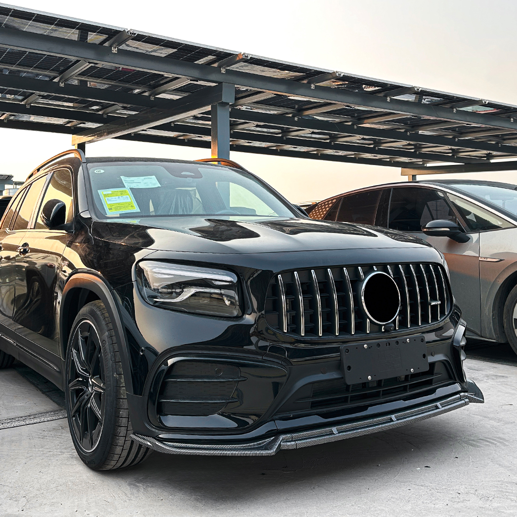 Mercedes Benz GLB Sınıfı X247 Facelift AMG Line 2024+ i&ccedil;in AMP-Z &Ouml;n Tampon Dudak Spiltter'ı